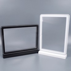 서울상점 T형 슬라이딩 프레임 A4 게시물꽂이, 가로 검정