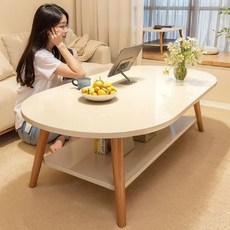 Henny가구 거실 티테이블 쇼파 테이블 좌식 테이블, 화이트