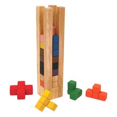 창의수학 스텝2 아이큐타워 놀이교육 원목 창의교구, (교구)원목아이큐타워, 1개