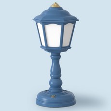 인테리어 소품 스탠드 파스텔 가로등 LED 무드등 1, 네이비