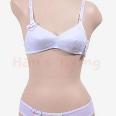 한스리빙 주니어 2단계 AA컵 브라팬티 주니어브래지어