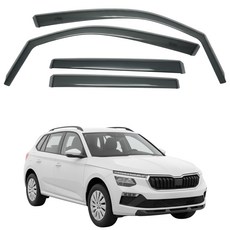 比德堡 崁入式晴雨窗 標準款 斯哥達SKODA KAMIQ 2020年起專用, 前窗2片