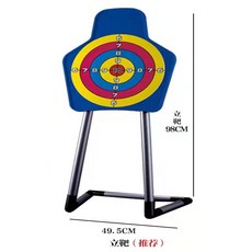 傳統吸盤兒童弓箭玩具套裝親子戶外競技射箭射擊反曲複合弓地攤, 立靶, 1個