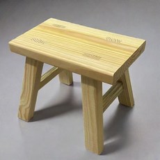家用實木小凳子 浴室換鞋凳, 國風原木色 長24.5*14.5*22.8