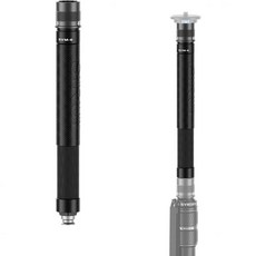 SIRUI SVM-165 카메라용 급속 모노포드 65인치 탄소 섬유 모노포드발 포함 원스텝 급속 높이 조절 DSLR 카메라용 경량 여행용 모노포드 모듈식 3 in 1 최대 하중, 1개, 11.8" Extension Tube