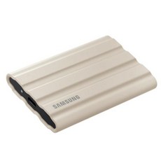 三星電子便攜式外置 SSD T7 Shield 米色 1TB USB 3.2 Gen.2 MU-PE1T0