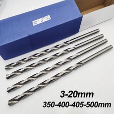 3-20mm 길이 드릴 비트 350/400/450/500mm 금속 목재 Plasti 용 추가 긴 HSS 고속 강철 스트레이트 생크 트, 09 18x350mm, 1개