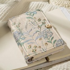 蘇澤手帳本文藝活頁手賬筆記本，可拆卸可愛記事本，木槿花商務禮品，隨時記錄生活點滴, 木槿,A6-無內頁（僅活頁外殼）, 1個