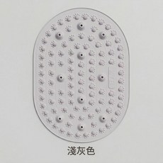液態矽膠指壓板足底按摩墊, 灰色, 1套