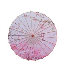 일본 종이 우산 고급 레트로 일식당 클래식 양산인테리어 전통 벚꽃 양산 A(상세사항 하기이미지 참조) 실크 클로스 우산 84cm