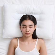 [JAJU/자주] 낮은 경추 지지형 베개솜_60x40cm, 화이트, 1개