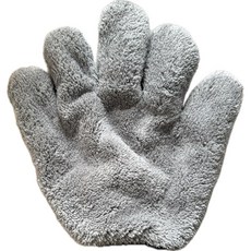 毛絨纖維蝌蚪布洗車手套 - 柔軟不傷車漆，輕鬆清潔各車型, 1個