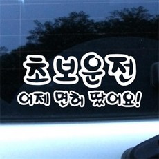 아트박스/뭉키데코 [LSC-015]초보운전:어제 면허 땄어요, 반사지_수량_상세페이지참조