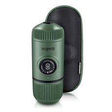 보호 케이스가 포함된 WACACO Nanopresso 휴대용 ​​에스프레소 메이커 Minipresso의 업그레이드 버전 미니 여행용 커피 머신 캠핑 여행 및 사무실에 적합, Spring, 1개