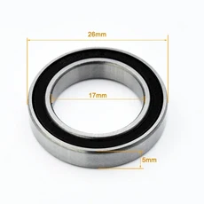 DS QC 10PCS 6805 2RS 6804 얇은 6808 6810 6802 6809 RS 6806 6800 6801 6807 깊은 DDU 6803, 10 개, 6803 2RS 17X26X5mm