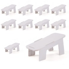 래븐 베이직 더블 레이어 슈즈 랙, 화이트10개입