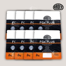 아덱스 FG4 PLUS 플러스 2024 업그레이드 욕실 주방 타일 고탄성 칼라 줄눈 시멘트 고운 가루 메지 파우더 컬러미장 #248 아이보리, 8개