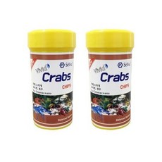 뉴 비비드 크랩스 칩스 업그레이드 갑각류 사료, 2개
