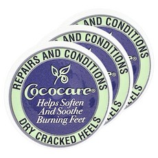 코코케어 풋 발 발뒷꿈치 발뒤꿈치 크림 리페어 컨디션 드라이 크랙 힐 11g 3팩, 1개입