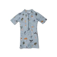 兒童ins海邊度假男女童寶寶卡通遊泳衣嬰兒防曬速乾泳裝