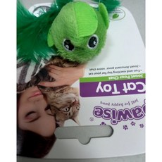 Parise 寵物貓玩具 互動式羽毛逗貓棒, 詳見包裝, 詳見包裝, 綠色