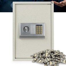 사무실 가정용 디지털 대형 잠금장치 금고 50EA, 금고 50E-베이지