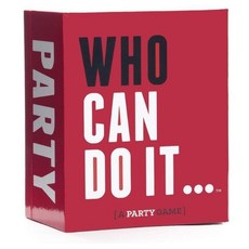 臺灣發貨-全英文誰能做到Who Can Do It -與朋友競爭以贏得挑戰的聚會卡牌, Who Can Do It 誰能做到, 1個