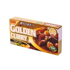 에스앤비 골든카레 중간매운맛, 198g, 1개