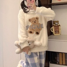 D.studio 保暖寬鬆睡衣套裝