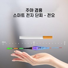 전오 단찌 스마트 변색 전자찌 짧은 찌 케미 캐미 겨울 낮은 수심 얼음 새우 민물 수초용, 전오QS-08 부력 4.1g, 1개, 전오QS-07 3.6g