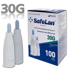 세이프란 1박스 30G 자동사혈기니들 세이프란니들 란셋니들 란셋 자동사혈기니들 세이프란, 1개