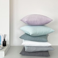 쥬앤크홈 달콤 방석 쿠션 6색상 쿠션방석 방석커버 쇼파방석 사각방석 쇼파쿠션 쿠션커버 모던쿠션, 진그레이