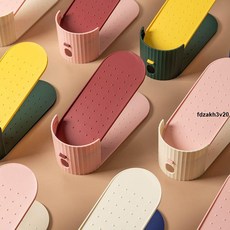 鞋子收納 鞋子收納神器省空間門口鞋柜分層架宿舍雙層拖鞋鞋托架可調節鞋架, 黃綠撞色【節省50%空間】,10個裝【情侶套餐】, 1個