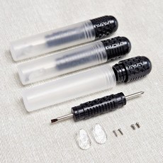 올인원 안경 수리 키트 3개 미니 양면드라이버 + 실리콘 코받침 + 코나사 + 다리나사 세트, 올인원 안경 코받침 수리 키트 3개, 1개