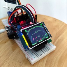 ARDUINO 레이더 초음파 시뮬레이션 아날로그 프로그래밍 학습키트 메이커 DIY 개발보드, 1개