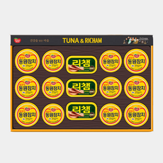 동원 추석 선물 세트 동원참치 라이트스탠다드 90g 6캔 동원참치 살코기 135g 6캔 리챔 오리지널 120g 3캔 튜나리챔 세트 설 선물 명절 세트 + 쇼핑백