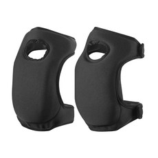 舒適透氣護膝，登山健行運動防護，加厚墊緩衝撞擊, 黑色