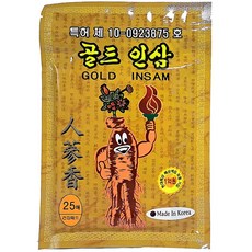특허품 골드인삼건강패드 25매x10팩(250매), 25개입, 1개