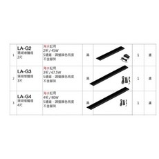 HME 弘茂 海水珊瑚增豔燈 (不含腳架) 台灣製造 實體店面 24期零利率, 1個, LA-G2/2尺45W