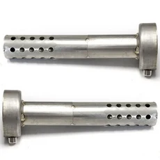 배기음튜닝 머플러 범용 48mm 바이크 오토바이 배기 파이프 탈착식 DB 킬러 소음기 소음 감소기 혼다 호환 야마하용 제거기, [03] 2피스-B