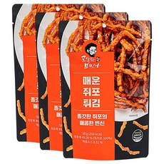 고독한미식가 매운쥐포튀김 50g 진짜 쥐포튀김, 3개
