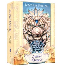 左西 尋者神諭卡-無邊框牌卡 Seeker Oracle，附贈中文翻譯，心靈探索與指引, 1個, Multicolor