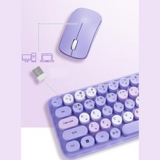 JT 미니 태블릿 무선 키보드 USB 마우스 세트 배터리형 미니블루투스키보드 스마트폰키보드