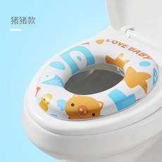 兒童馬桶坐墊 寶寶坐便圈 嬰幼兒加厚軟墊 加大通用型 送掛鉤, 小鴨款