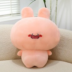 公仔阿莎咪米系列面膜兔毛絨玩偶禮物毛絨玩具可愛, 1個, 大笑:30cm