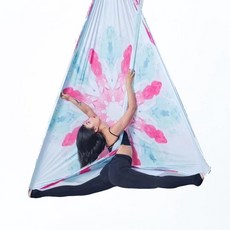 6 米新款空中瑜伽鞦韆吊床面料反重力梯形絲綢用於柔韌性和倒立治療鍛煉健身器材, N5