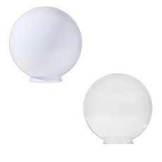 PC 간판등 호박등 야외 정원등 아크릴 원형등 투명 유백 글로브 야외조명, 12인치, 1개