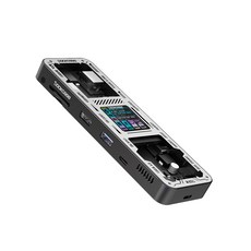 Dockcase 10合1 HUB集線器 轉接器 PD SD卡 TF卡 4K@60Hz 雙螢幕擴展 (DPR10P), 極光黑, 1個