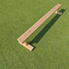 원목 평균대 야외 나무 감각 체육 교구 균형대 훈련장비 원목평균대 길이, 3. 원목페인트 2x15