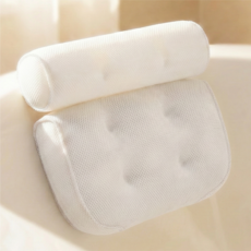 보들픽 반신욕 등받이 욕조베개, 1개, 마시멜로 화이트